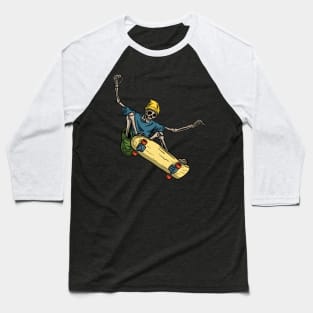 SKATER FLYING Baseball T-Shirt